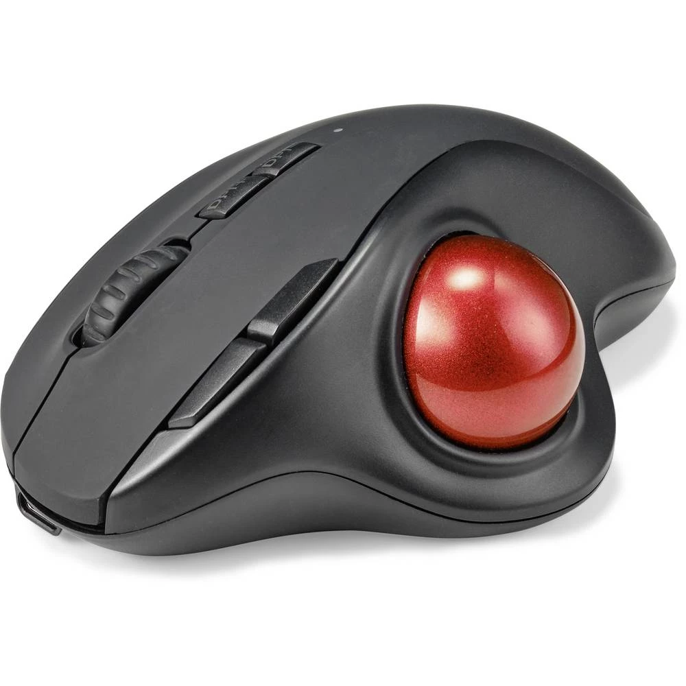 Renkforce RF-4760558 bežična Trackball bežični optički crna 7 Tipke 2400 dpi slika