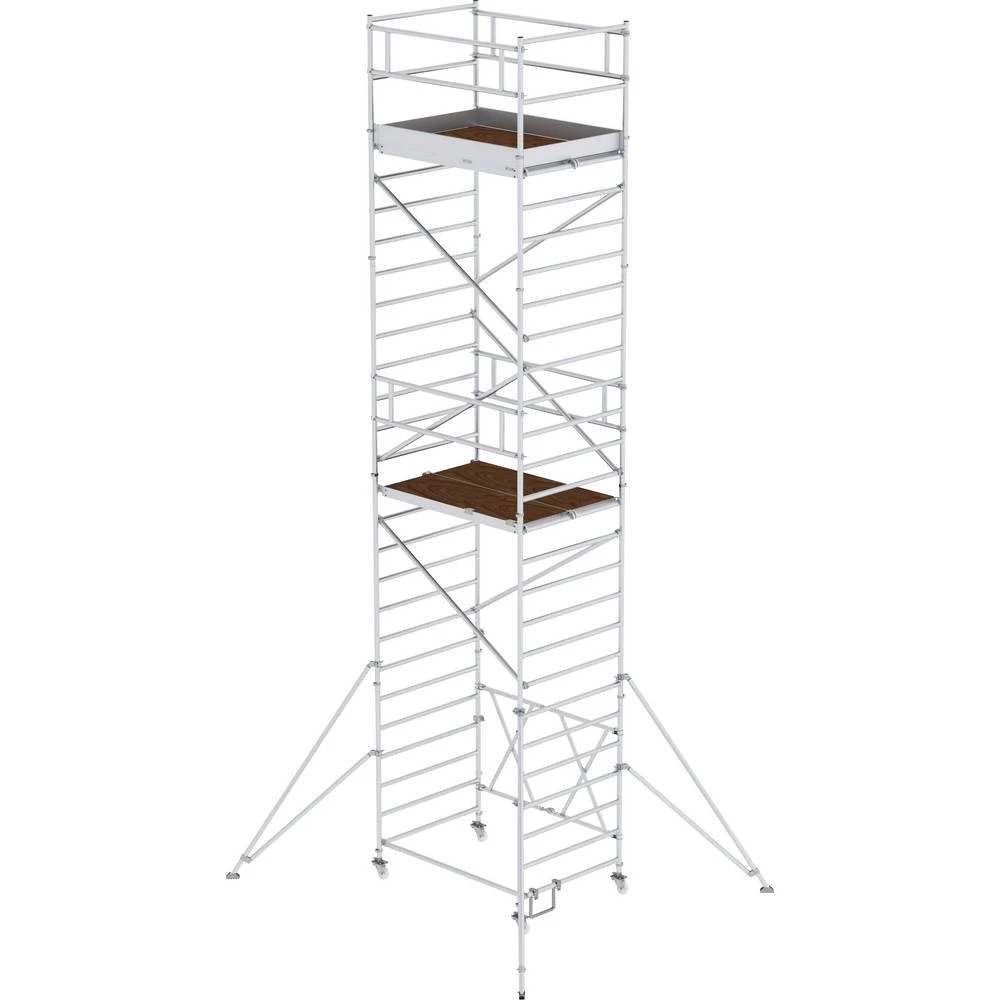 Günzburger Steigtechnik 115268 sklopiva skela montaža bez alata Radna visina (maks.): 8.8 m slika