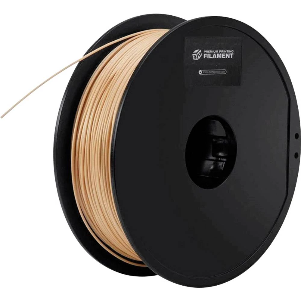 Monoprice    112507    Premium spool    3D pisač filament    PLA        1.75 mm    500 g    drvo        1 St. slika