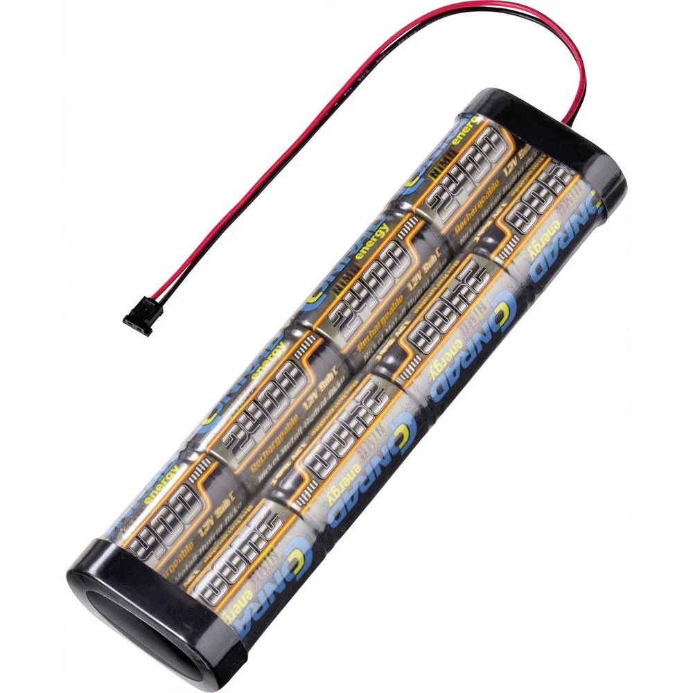 Conrad energy NiMH akumulator za odašiljače modela 9.6 V 2400 mAh štap graupner slika