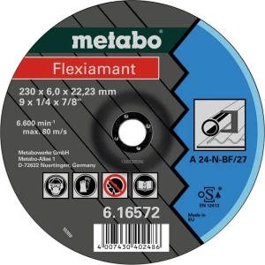 Metabo 616554000 ploča za grubu obradu s glavom 22.23 mm 25 St. slika