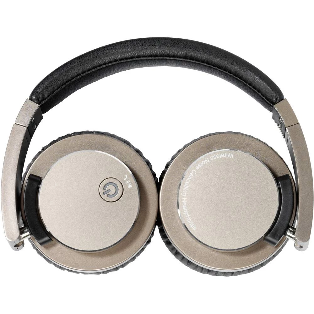 Bluetooth&reg; HiFi Naglavne slušalice Vivanco HIGHQ AUDIO Na ušima Sklopive, Slušalice s mikrofonom, Poništavanje buke Brončana slika