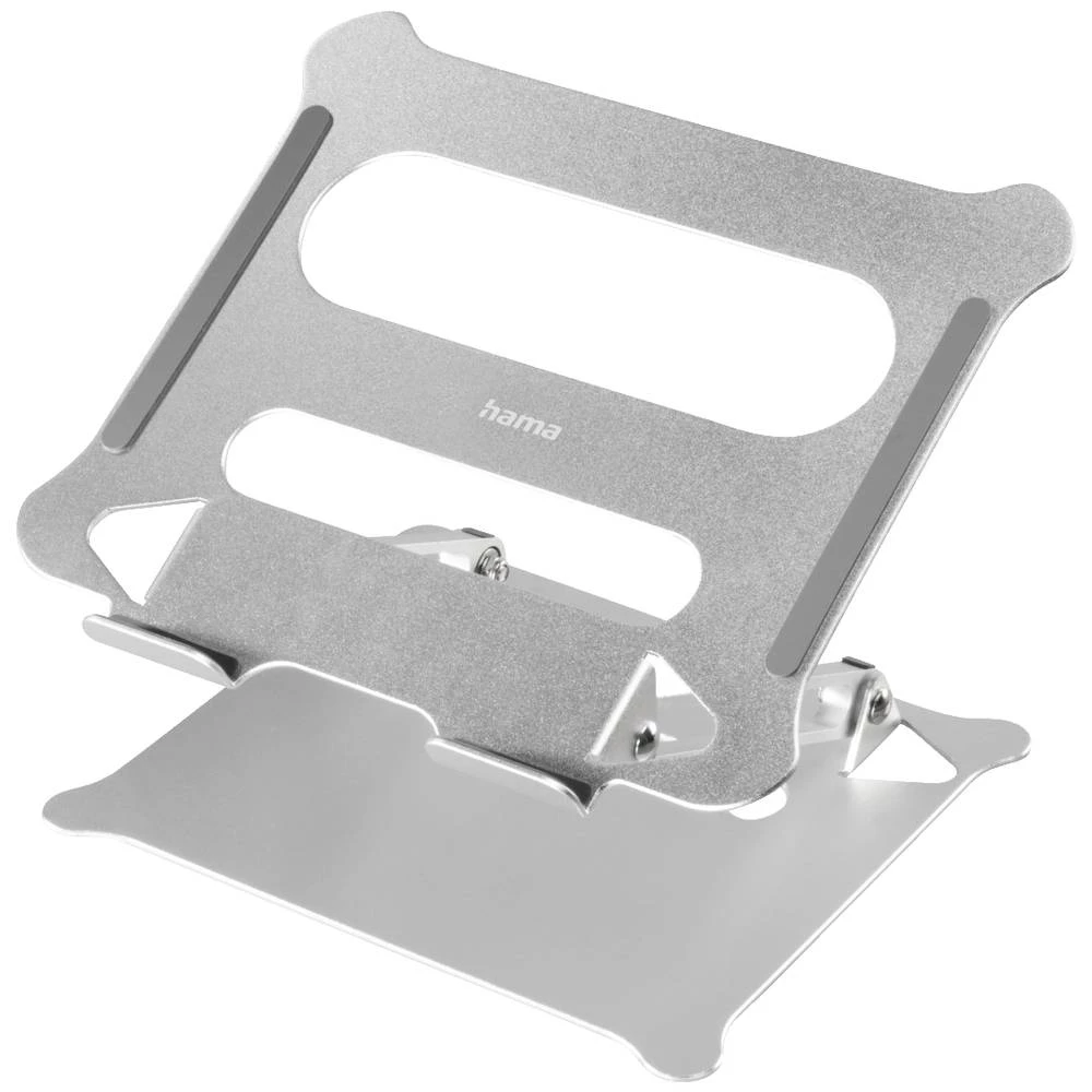 &quot,Aluminijski podesivi po visini&quot, stalak za prijenosno računalo, nagibni, do 40 cm (15,6&quot,), srebrni Hama Alu stalak za prijenosno računalo podesiv po visini, nagibni slika