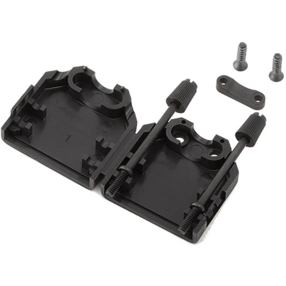 D-SUB kućište Broj polova: 37 PP 180 ° Crna encitech DPPK37-CC-BK-K 1 ST slika