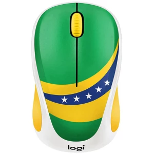 Logitech M238 Brazil Bežični miš Optički Zelena, Žuta, Plava boja slika