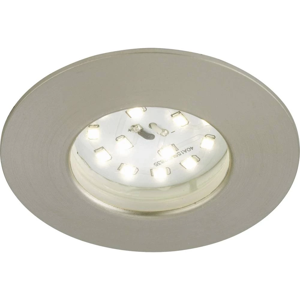 LED ugradna svjetiljka 5.5 W Toplo-bijela Briloner 7231--012 Nikal (mat) slika