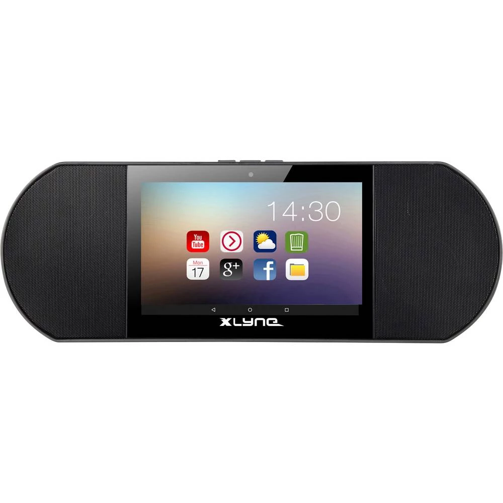 Internet Stolni radio Xlyne MMT CENTER X7 Internetski radio , SD, USB, WLAN Funkcija govora slobodnih ruku, Uklj. mikrofon, Zasl slika