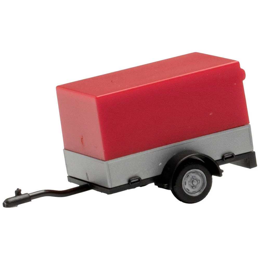 Herpa 051576-004 h0 Auto prikolica s otvorenom ceradom slika