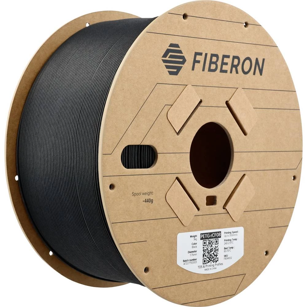 Polymaker FB04002 Fiberon™ PETG-rCF08 3D pisač filament PETG-rCF ojačan karbonskim vlaknima, reciklirana karbonska vlakn slika