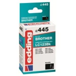 Edding patrona tinte zamijena Brother LC123BK kompatibilan single crn EDD-445 18-445