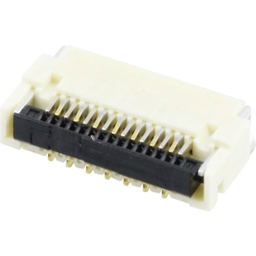 Molex 5025982593 3000 pcs 0.30mm Pitch Easy-On Back Flip FPC Connector, Right-Angle, Surface Mount, Dual Contact Style, 1.15mm Mate slika