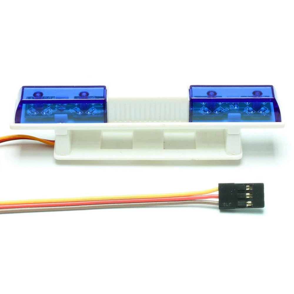 Pichler LED policijsko svjetlo Plava boja Treperavo 5 - 6 V slika