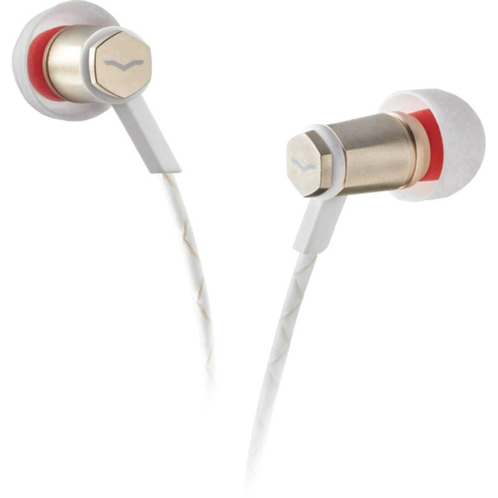 Sportske V Moda Forza Metallo U ušima High-Resolution Audio, Slušalice s mikrofonom, Otporne na znojenje, Vodootporne Zlatna slika