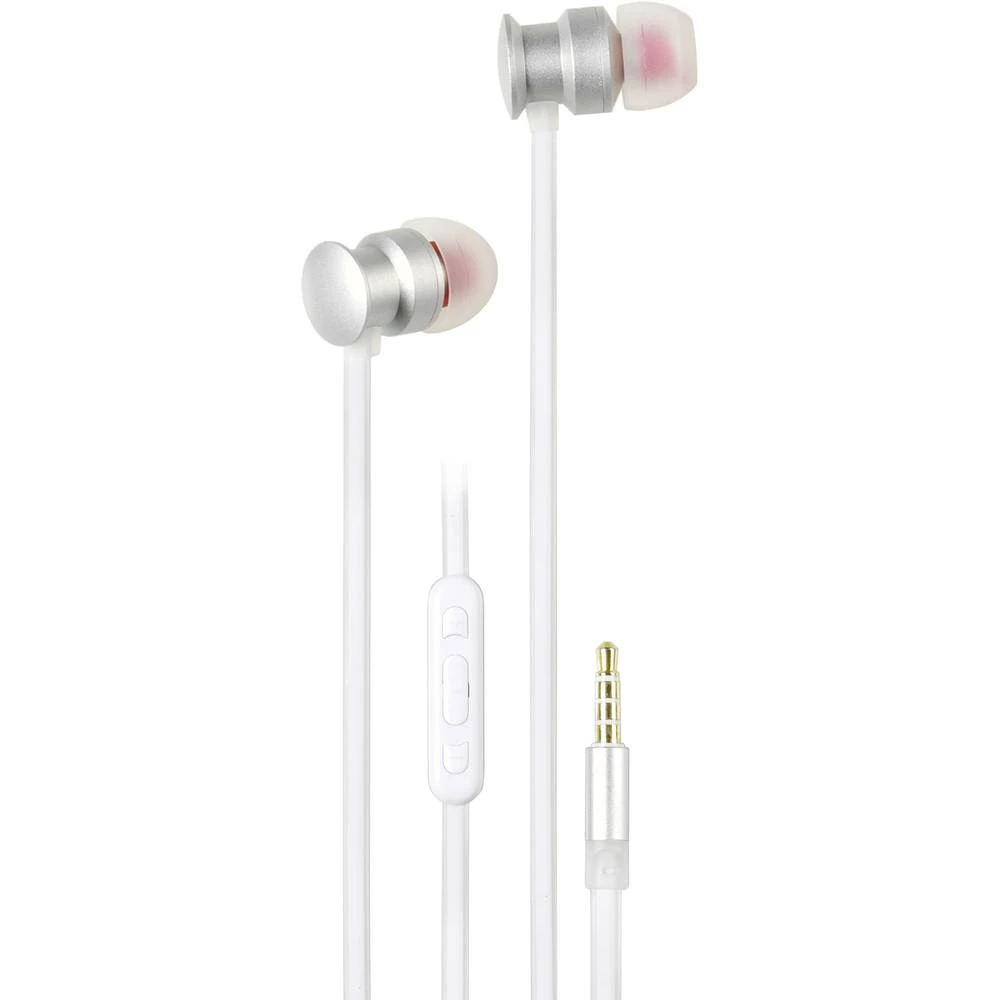 HiFi Naglavne slušalice Vivanco URB 60 SW U ušima Srebrna/bijela slika