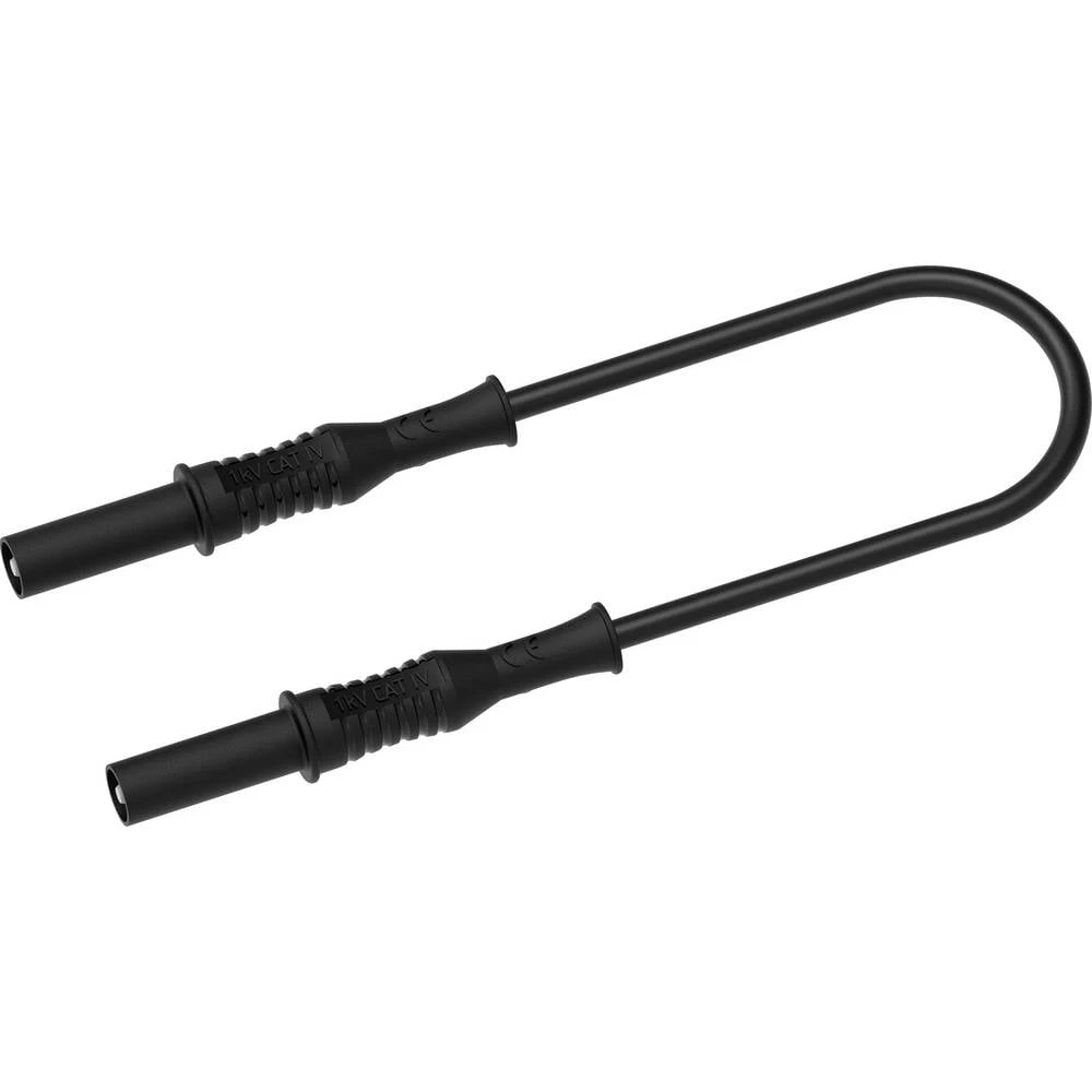 Electro PJP 2317-IECIV-CD1-100N mjerni vod muški priključak 4 mm 1 m crna 1 kom. slika