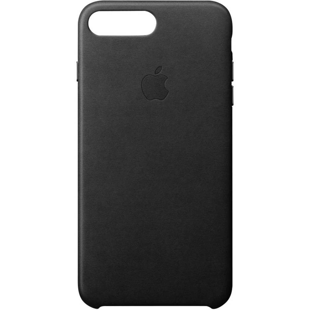 iPhone stražnji poklopac Apple Leather Case Pogodno za: Apple iPhone 8 Plus, Apple iPhone 7 Plus, Crna slika