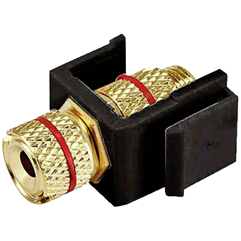 Lyndahl LKK0194SWR Keystone stup za uvez, crvena Lyndahl  audio #####Polklemme   crna/crvena slika