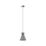 Viseća svjetiljka LED E27 20 W Paulmann Verve 70890 Betonsko-siva boja, Krom boja