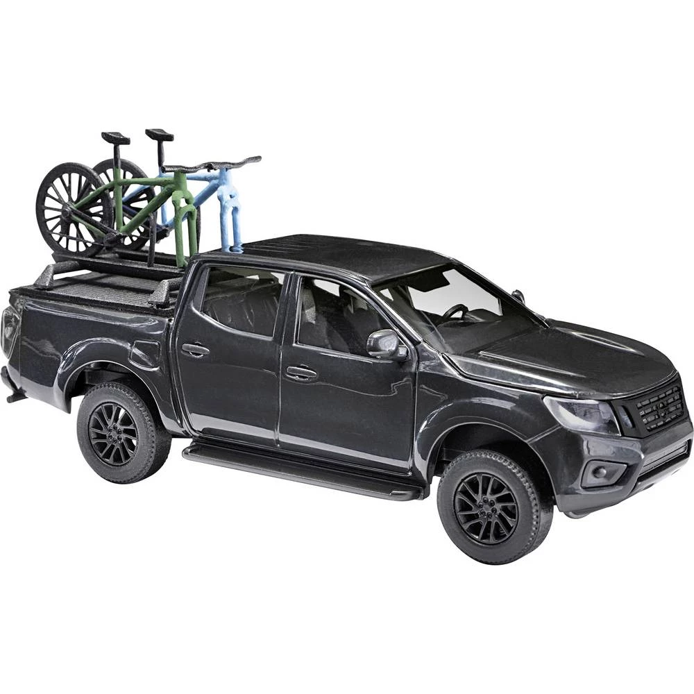 Busch 53724 h0 model automobila Nissan Navara s dva bicikla slika