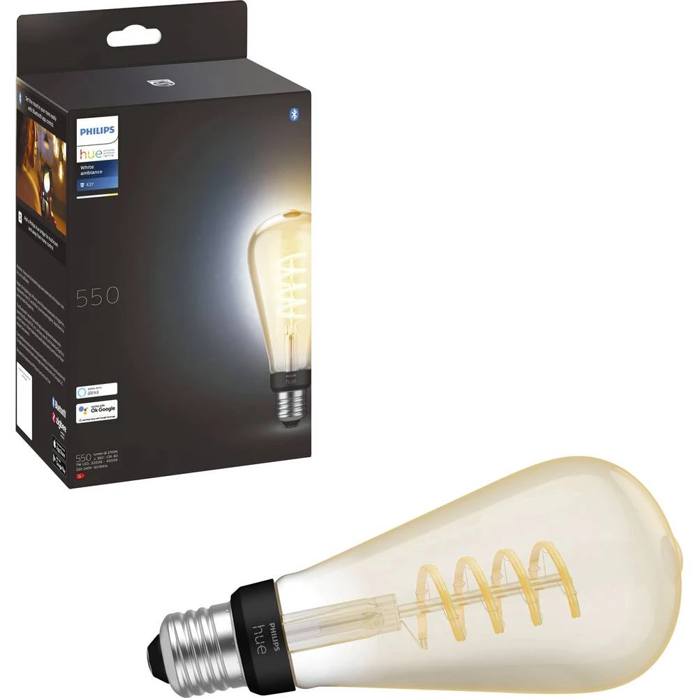 Philips Lighting Hue LED žarulja 871951430150400 Energetska učinkovitost 2021: G (A - G) Hue White Ambiance E27 Einzelpa slika