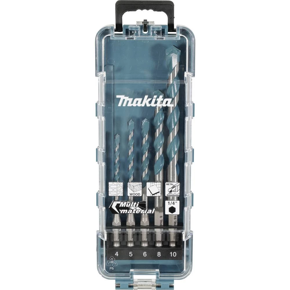 Makita E-16732 5-dijelni sortiment univerzalnih svrdla slika