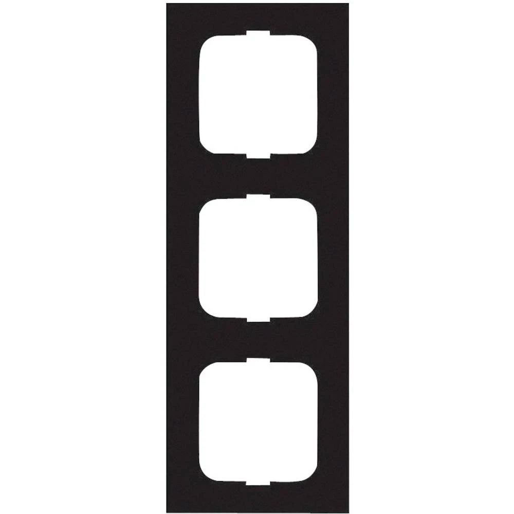 Busch-Jaeger 3-struki pokrivni okvir Future Linear antracit 1723-181K slika