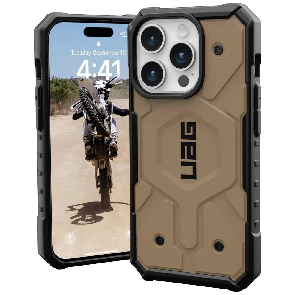 Urban Armor Gear Pathfinder MagSafe stražnji poklopac za mobilni telefon Apple iPhone 15 Pro smeđa boja slika