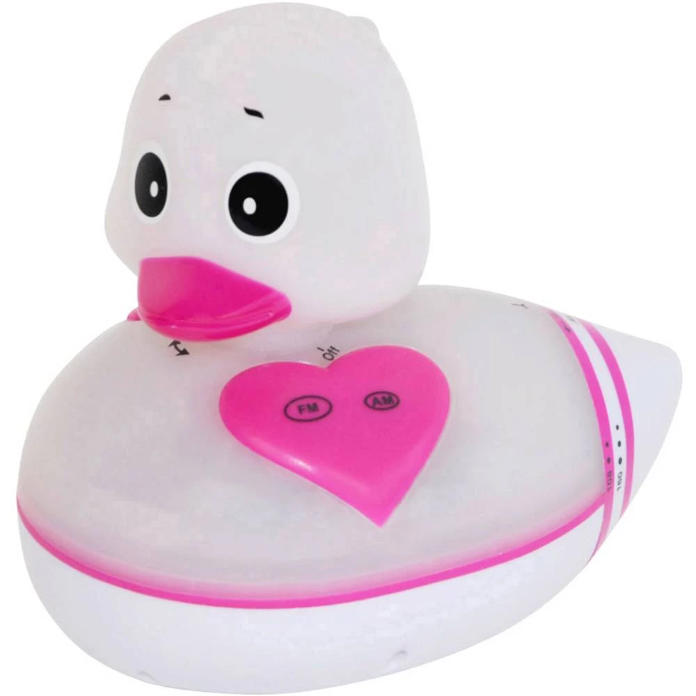 UKW Radio za kupaonicu, Tuš radio Karcher DR 15 MW, UKW Zaštićeno protiv prskanja Bijela, Ružičasta slika