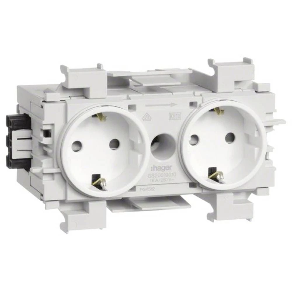 GS20019016 pribor rubnih letvica za elektriku GS20019016 kućište za utičnice bijela 1 St. slika