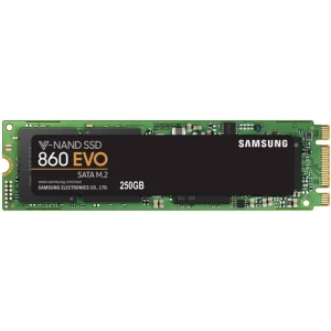 Unutarnji SATA M.2 SSD 2280 250 GB Samsung 860 EVO Maloprodaja MZ-N6E250BW M.2 slika