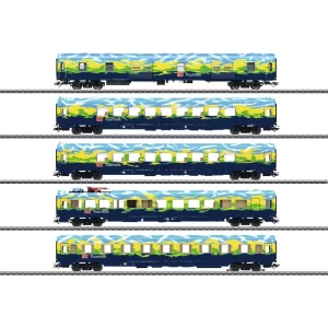 Märklin 43879 H0 komplet 5 putničkih vagona "Touristikzug" DB AG slika