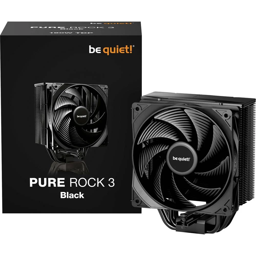 BeQuiet PURE ROCK 3 Black čipset hladnjak sa ventilatorom slika