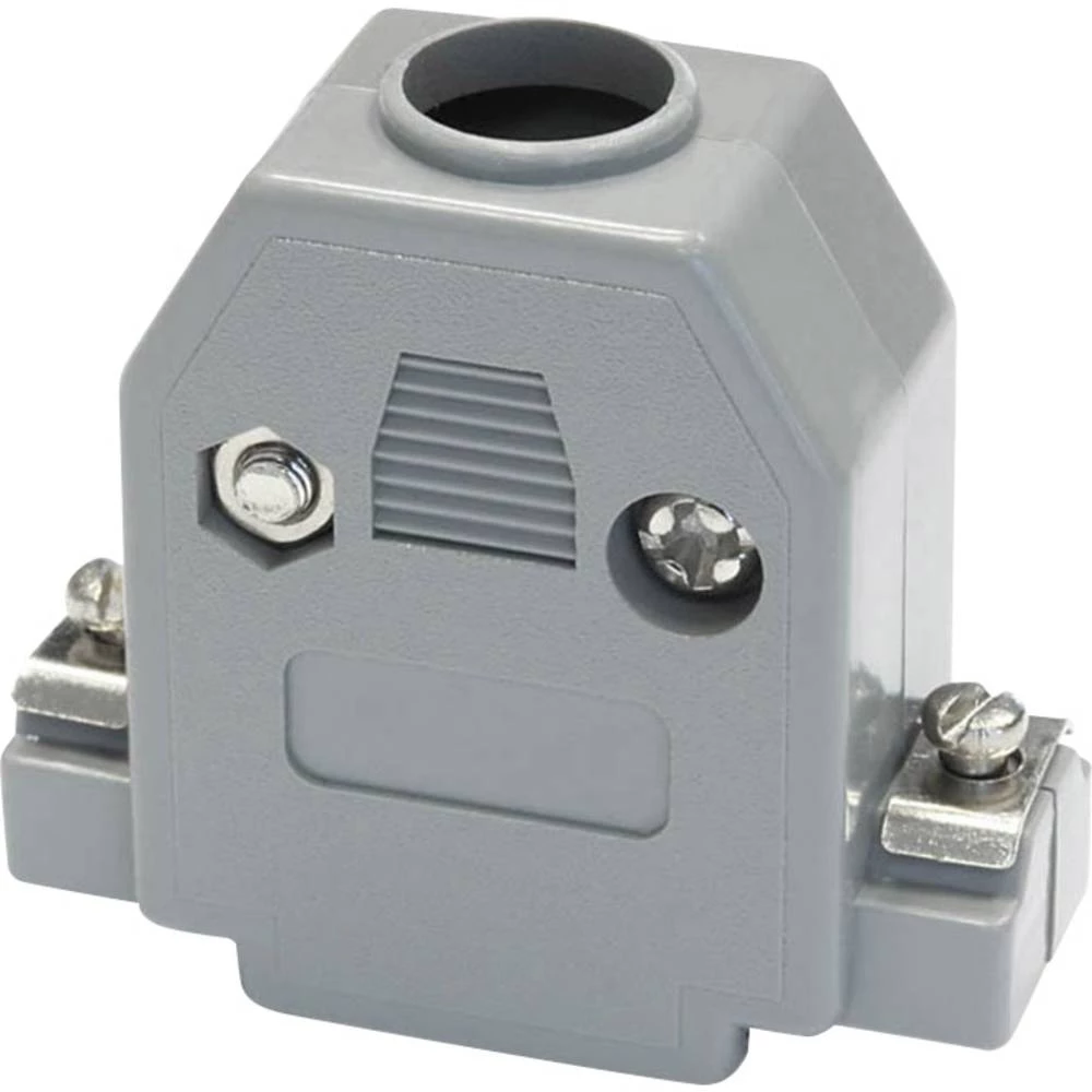 D-SUB kućište Broj polova: 15 Umjetna masa ojačana staklenim vlaknima, otporna na udare 180 ° Siva econ connect 50 ST slika