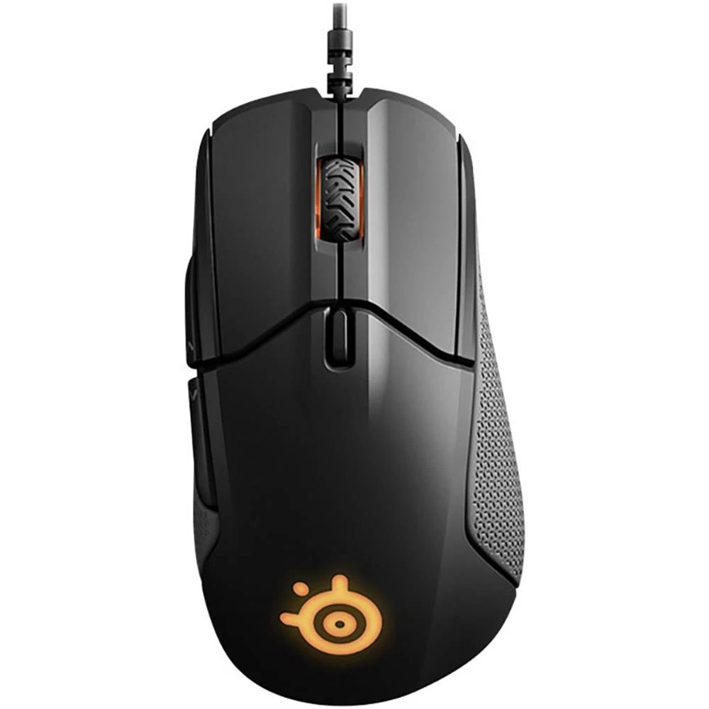 Steelseries Rival 310 USB gaming miš Optički Osvjetljen, Ergonomski Crna slika