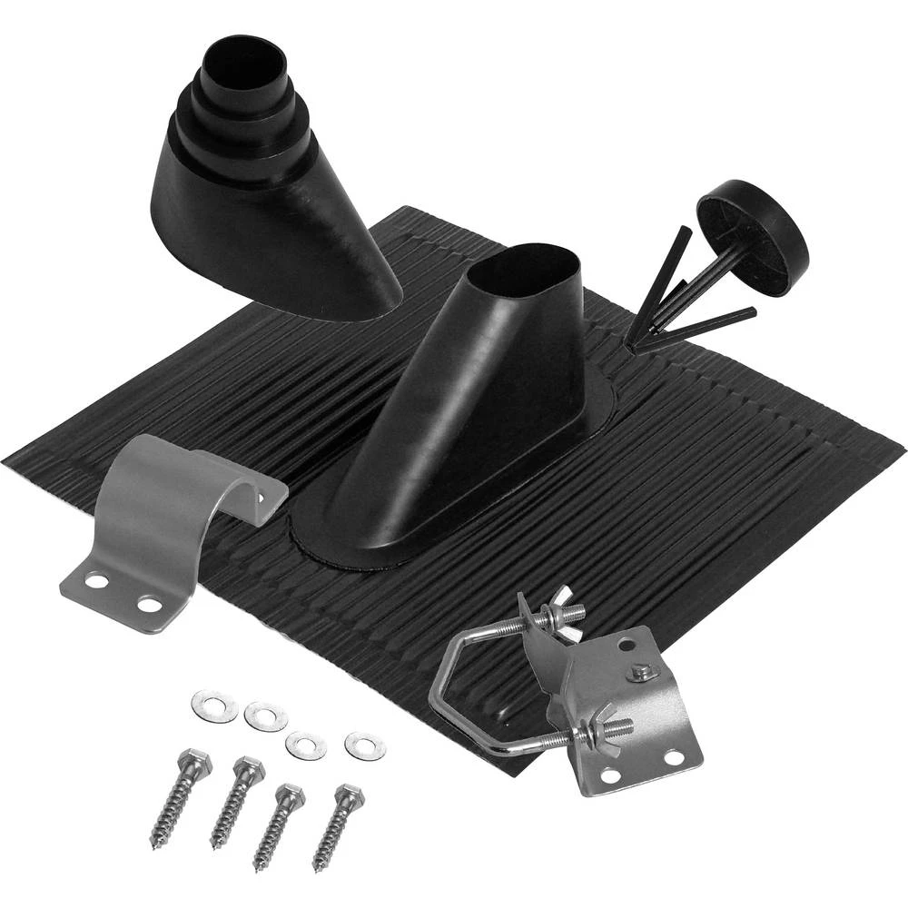 Brtva za crijep A.S. SAT 44350 Pogodno za jarbol promjera (maks.): 50 mm Crna slika