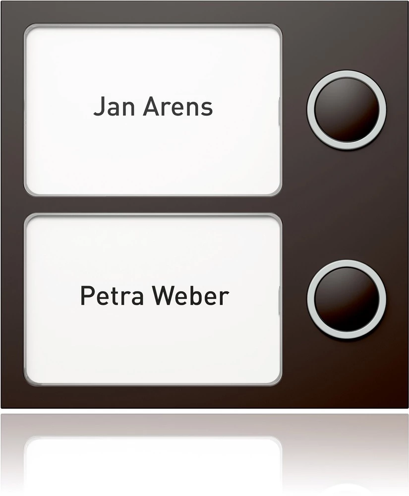 Ritto by Schneider 1875250 Video-portafon Modul za pozivne tipke tvrtke Schneider Electric TwinBus Sivo-smeđa slika