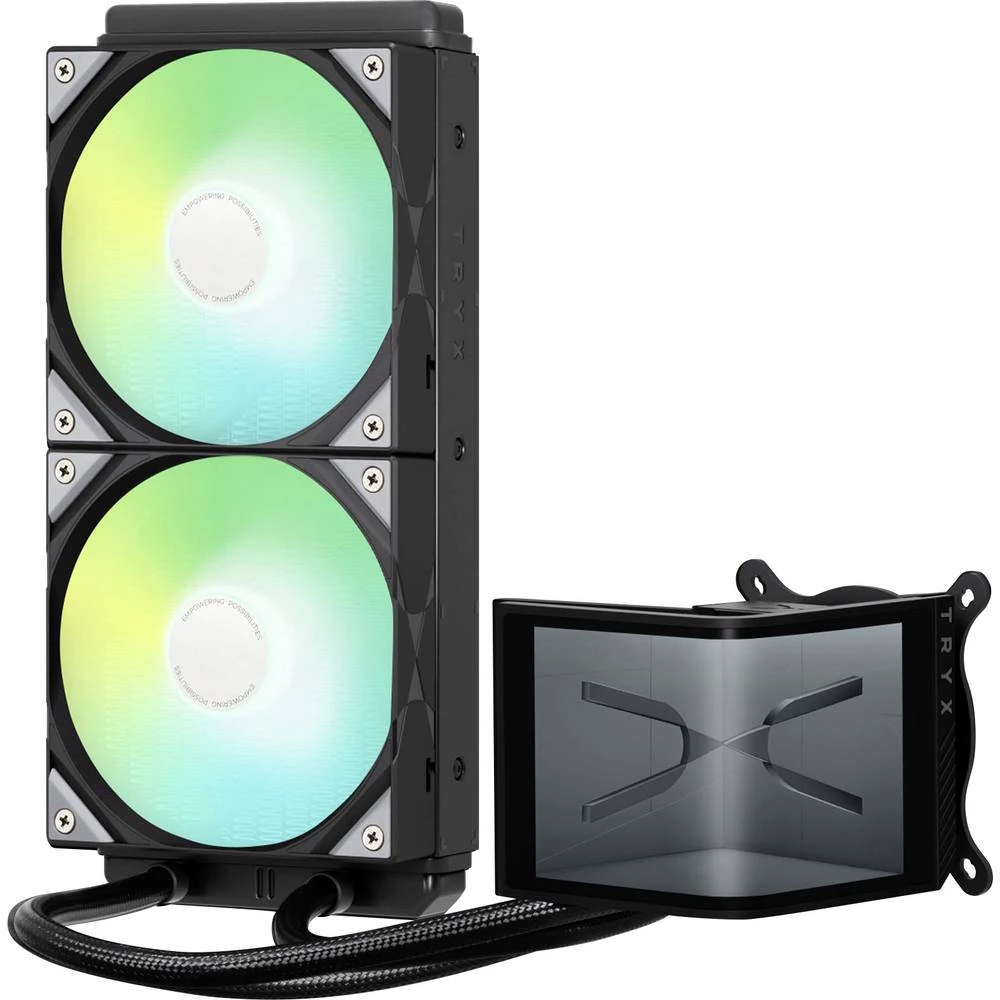 TRYX PANORAMA SE ARGB PC vodeno hlađenje crna (Š x V x D) 223 x 146 x 430 mm slika