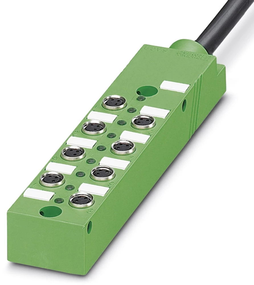 Kutija za senzore/aktore, pasivna M8-razdjelnik s metalnim navojem SACB- 8/4-L-M8 5,0PUR 1516111 Phoenix Contact 1 kom. slika