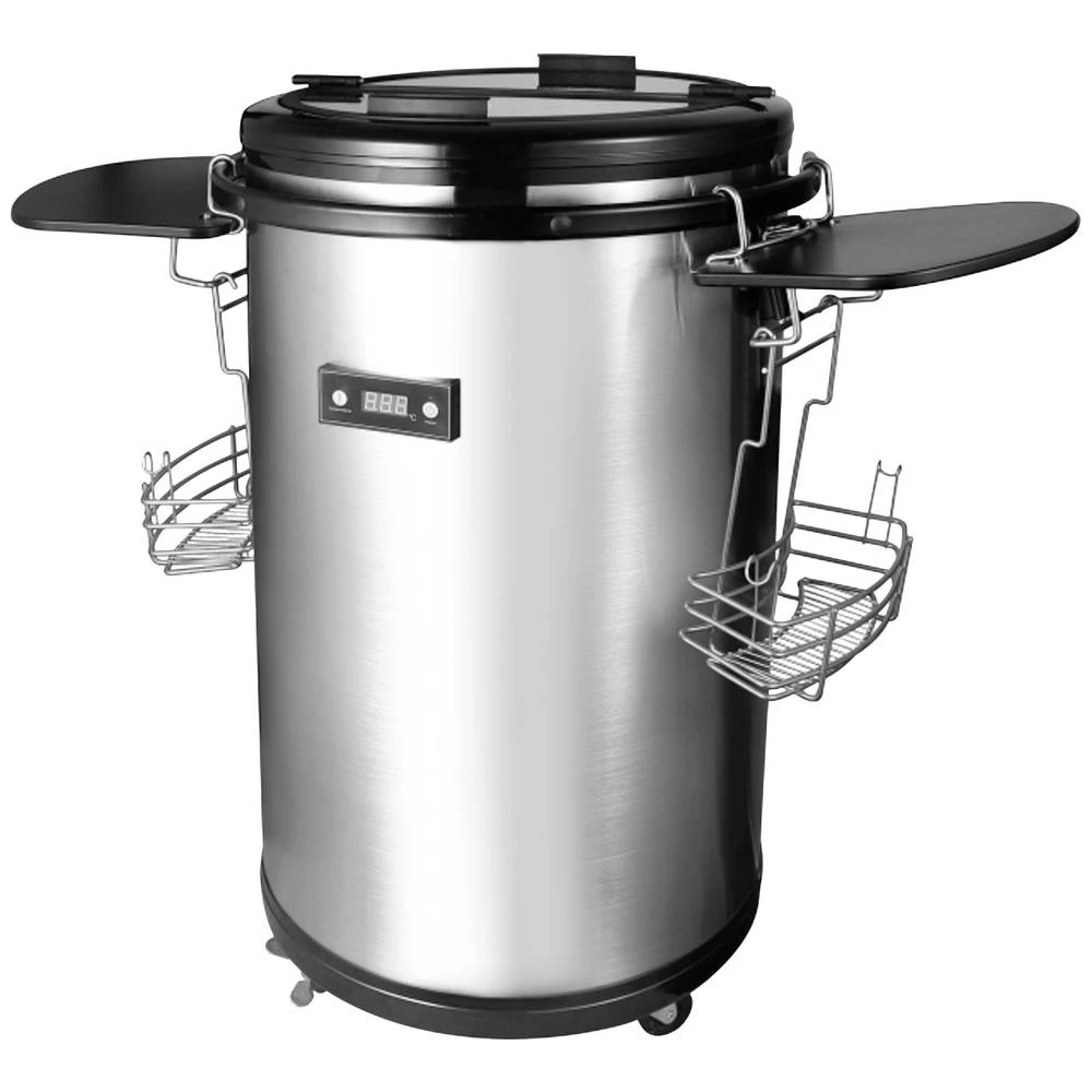 Be Cool BCPC50L hladnjak za zabave Energetska učinkovitost 2021: F (A - G) 50 l samostojeći plemeniti čelik, crna slika