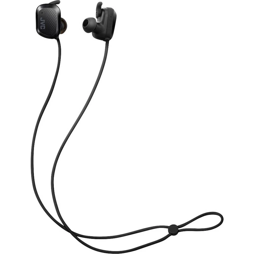 Bluetooth&reg; sportske in ear slušalice JVC HA-AE1W-B u ušima vodootporne crna slika