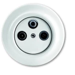 ABB 1743 J-64 set antenske utičnice sat vijčano pričvršćenje, podžbukna