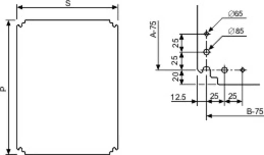 Montažna ploča (D x Š) 300 mm x 250 mm Poliester Siva (RAL 7035) Schneider Electric NSYMPP3025 1 ST slika
