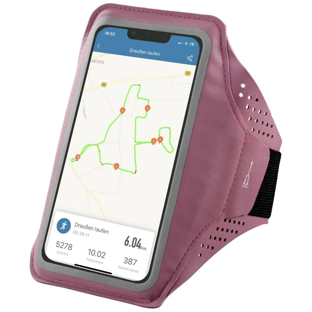 Hama Finest Sports XL sportska torbica za mobilni telefon Universal Universal ruža slika