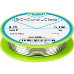 Felder Löttechnik ISO-Core "Clear" Sn100Ni+ Lemna žica Svitak Sn99.25Cu0.7Ni0.05 0.100 kg 0.75 mm