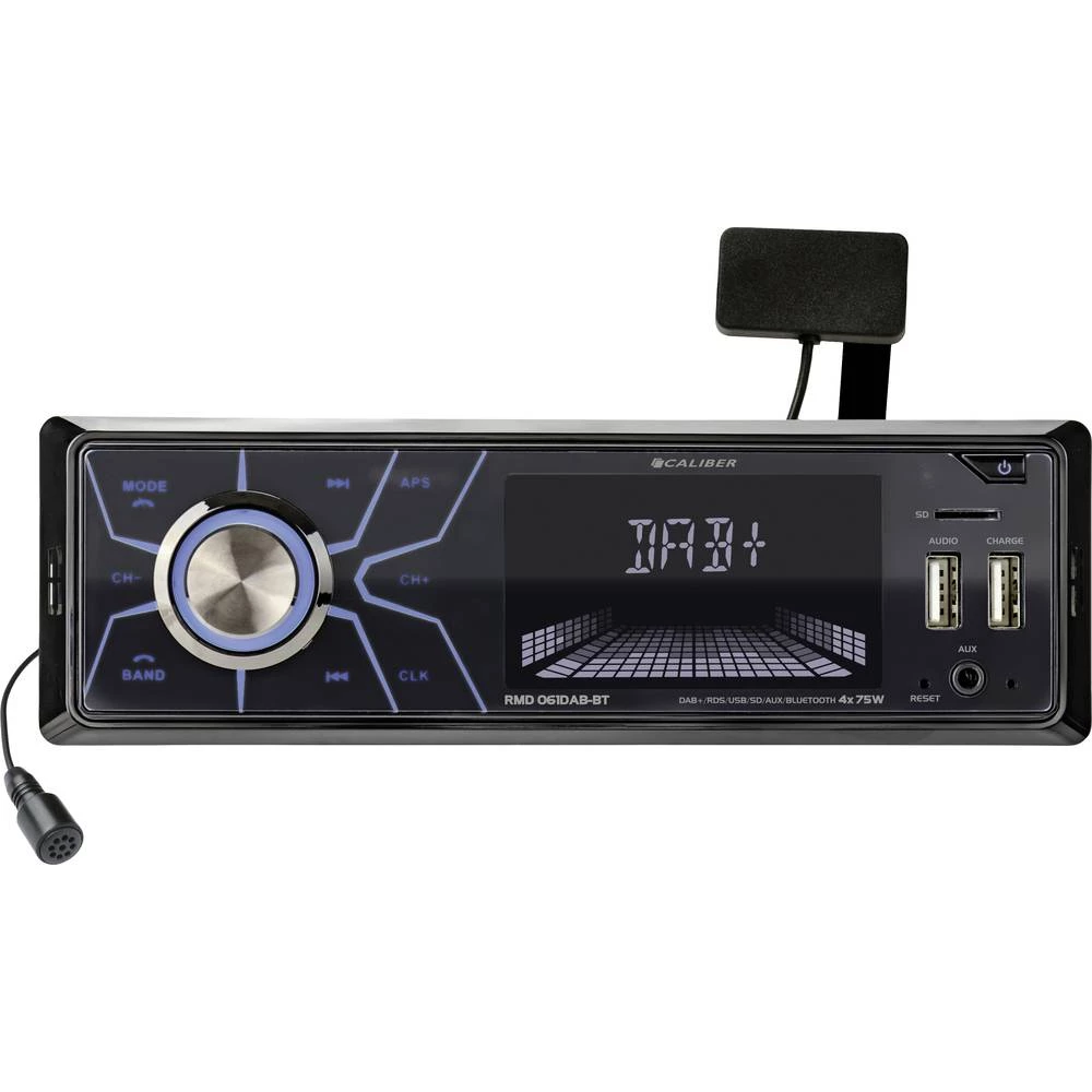 Caliber RMD061DAB-BT autoradio DAB + tuner, Bluetooth® telefoniranje slobodnih ruku, sa daljinskim upravljačem slika