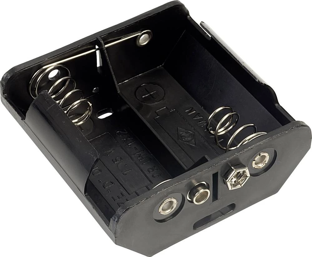 Baterije - držač 2x Mono (D) Snap priključak TRU COMPONENTS 12-1B slika