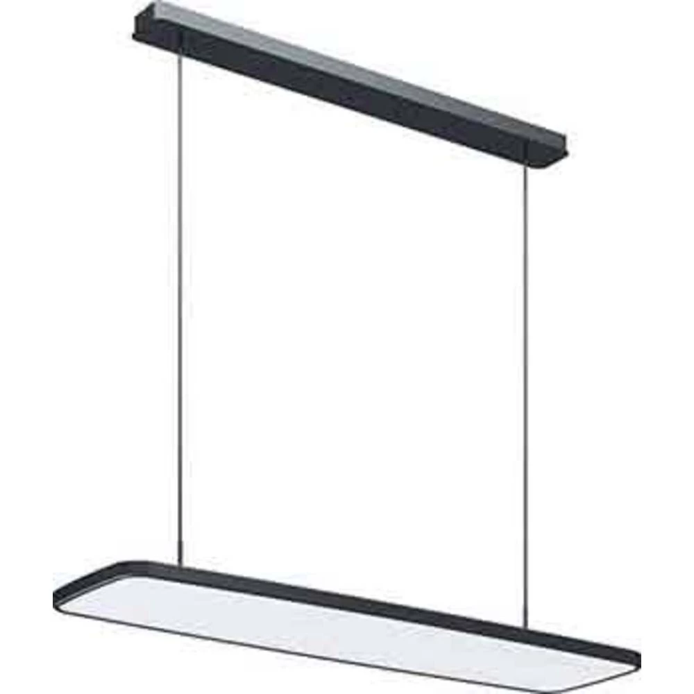 LED viseća svjetiljka LED LED fiksno ugrađena ESYLUX PDLPRA #EV10125133 EV10125133 Crna slika