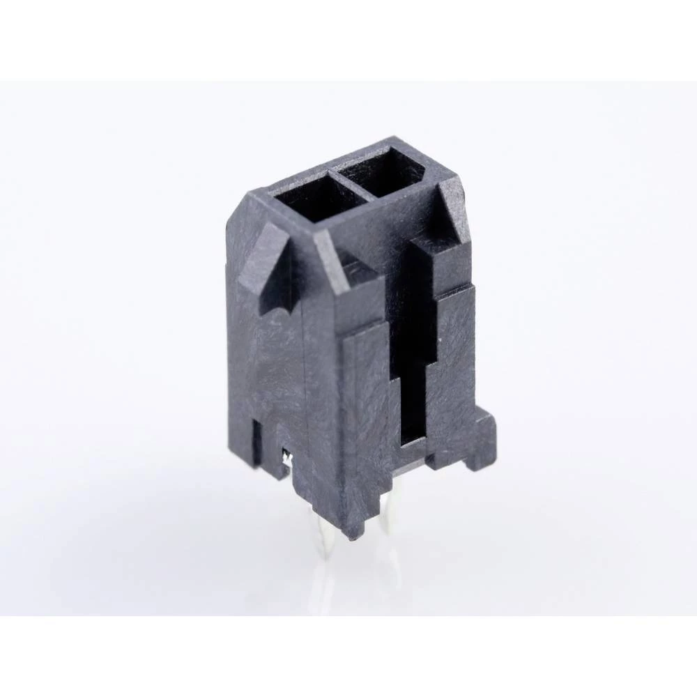 Molex 430450213 Micro-Fit 3.0 Vertical Header, 3.00mm Pitch, Dual Row, 2 Circuits, with PCB Polarizing Peg, Gold, Glow-Wi slika