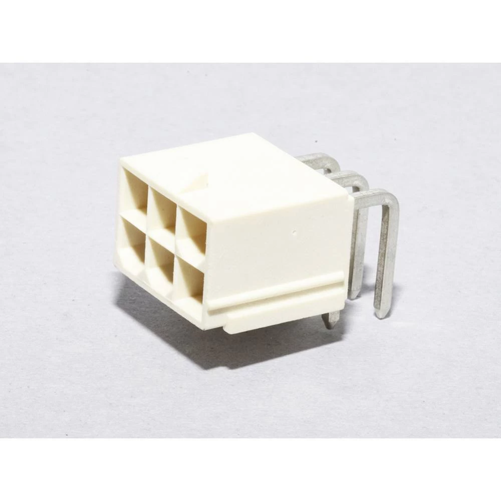 Molex 874270602 Mini-Fit Jr. Header, 4.20mm Pitch, Right-Angle, without Flange, 6 Circuits, Tin (Sn) over Nickel (Ni) Pla slika