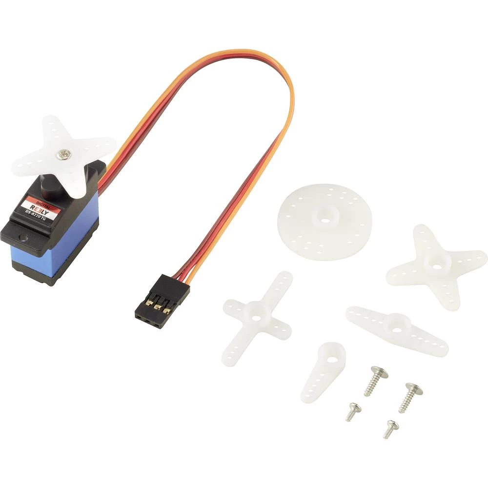 Reely Mini servo DS-8220 TG Digitalni servo Materijal prigona: Titan Sustav utičnica: JR slika